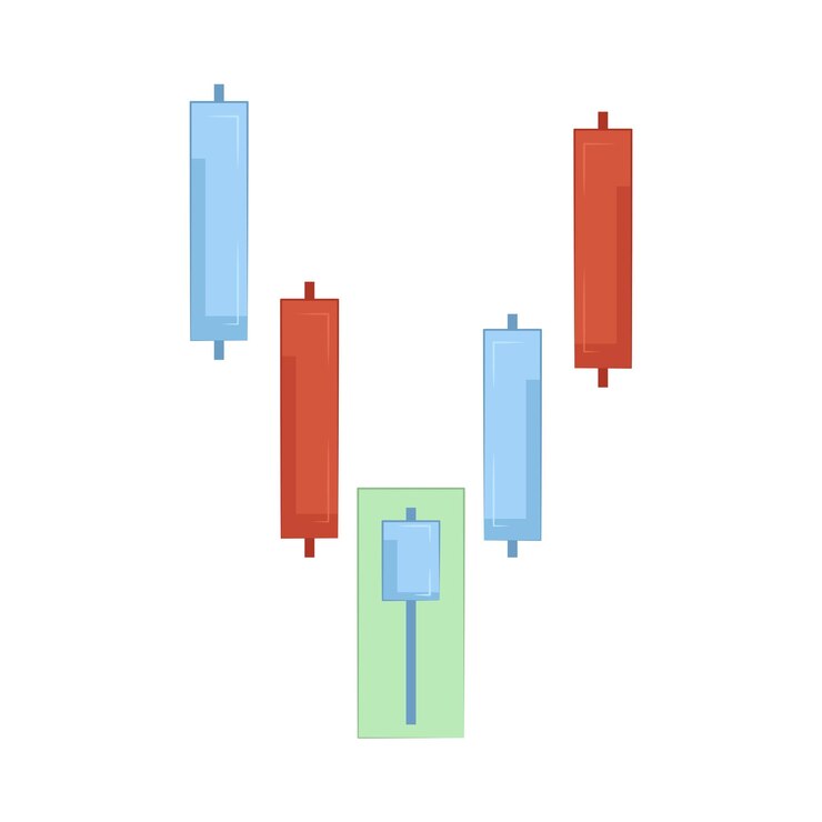 Vector illustration of candlestick