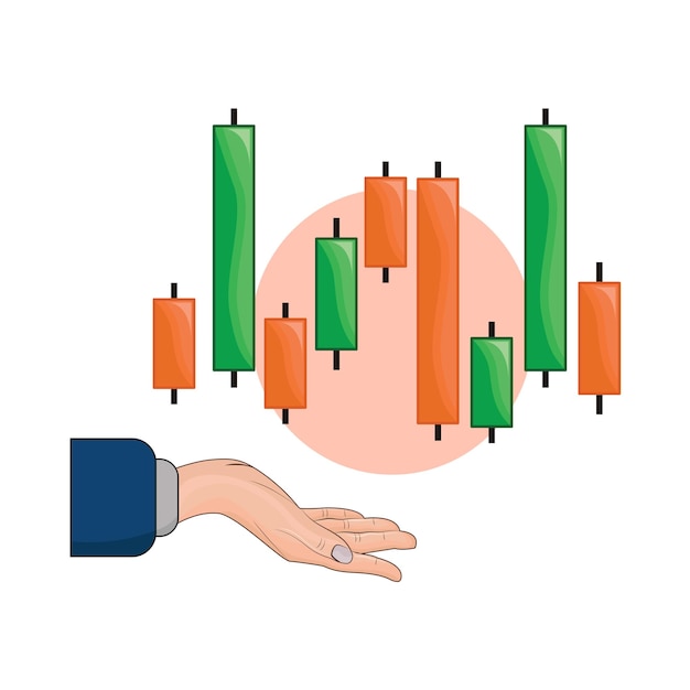 Illustration of candlestick