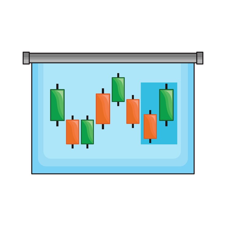 Vector illustration of candlestick