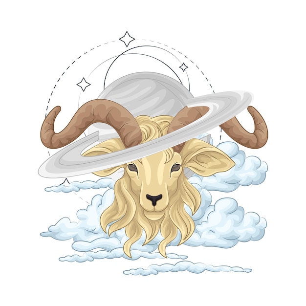 Illustration of capricorn