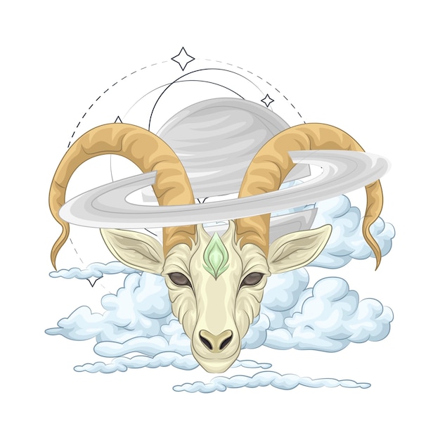 Illustration of capricorn