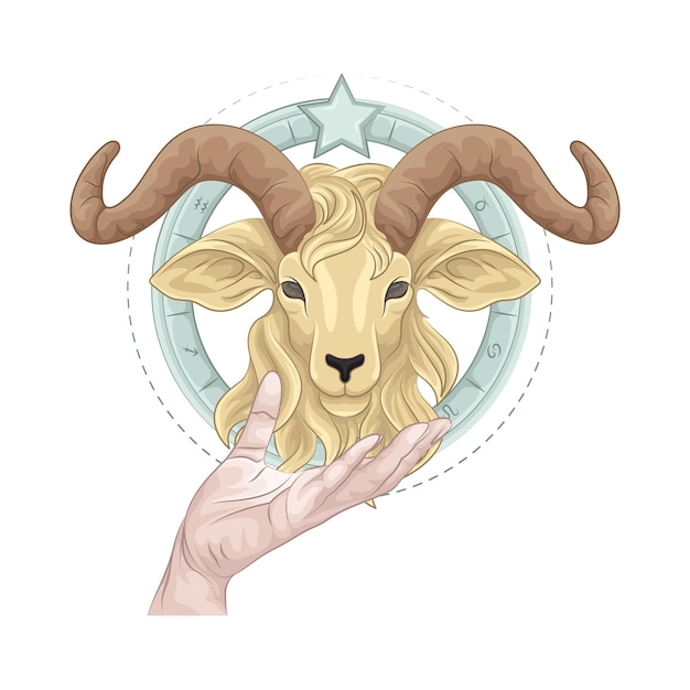 Illustration of capricorn