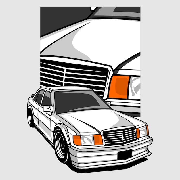 Illustration of a car