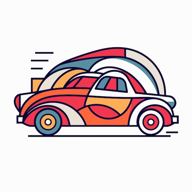 Vector illustration of a car