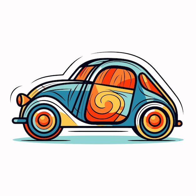 Vector illustration of a car