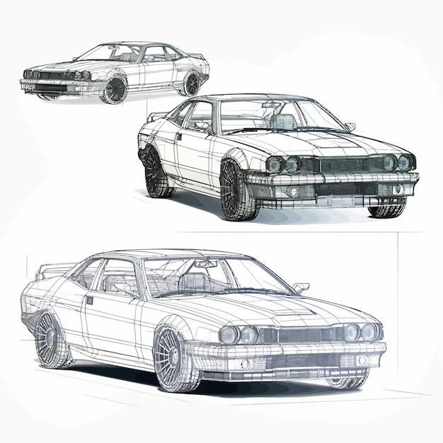 Vector illustration of a car