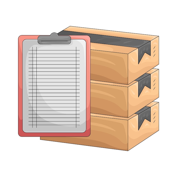 Vector illustration of cargo
