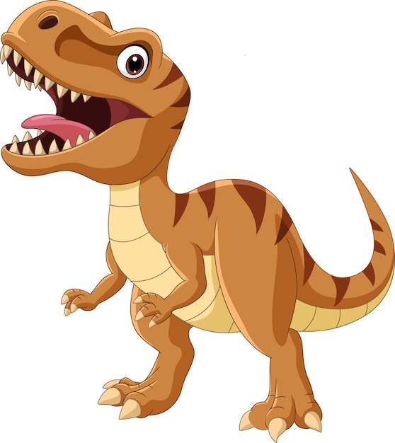 ティラノサウルス・レックス (Tyrannosaurus rex) のアニメのイラスト