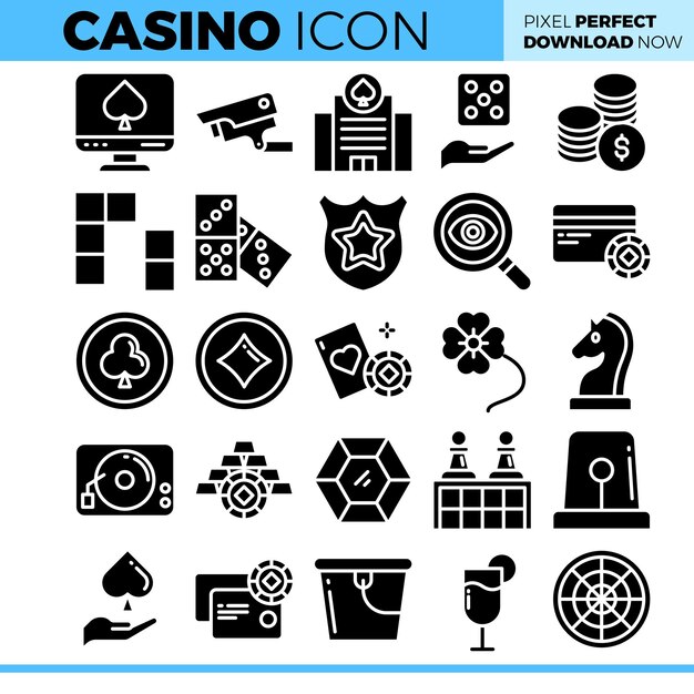 Vector illustration of casino pack