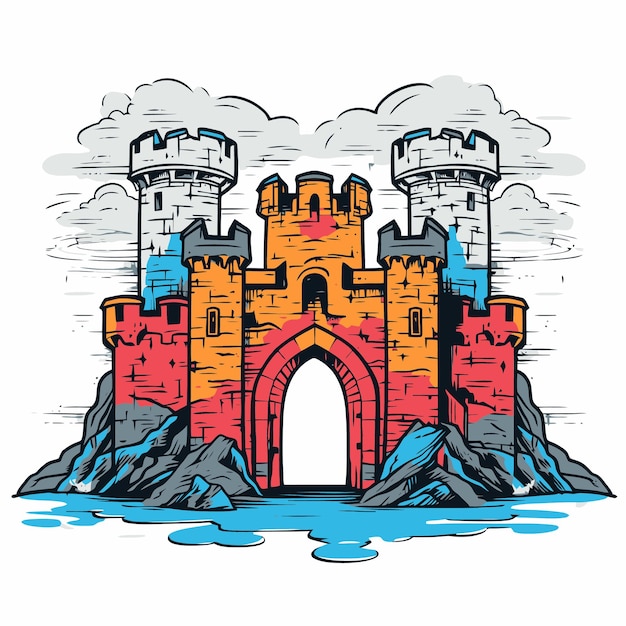 Illustrazione di un castello