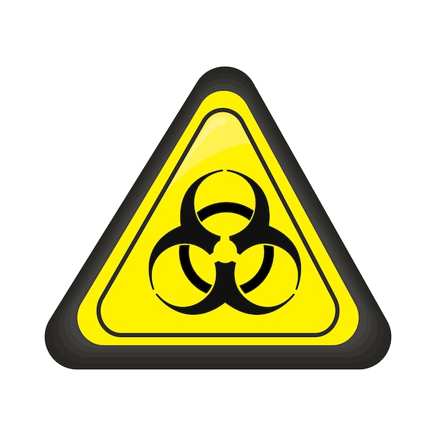 Vector illustration of caution