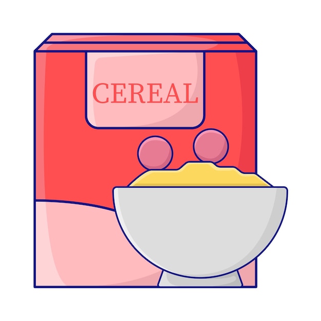 Illustration of cereal