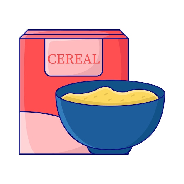 Illustration of cereal