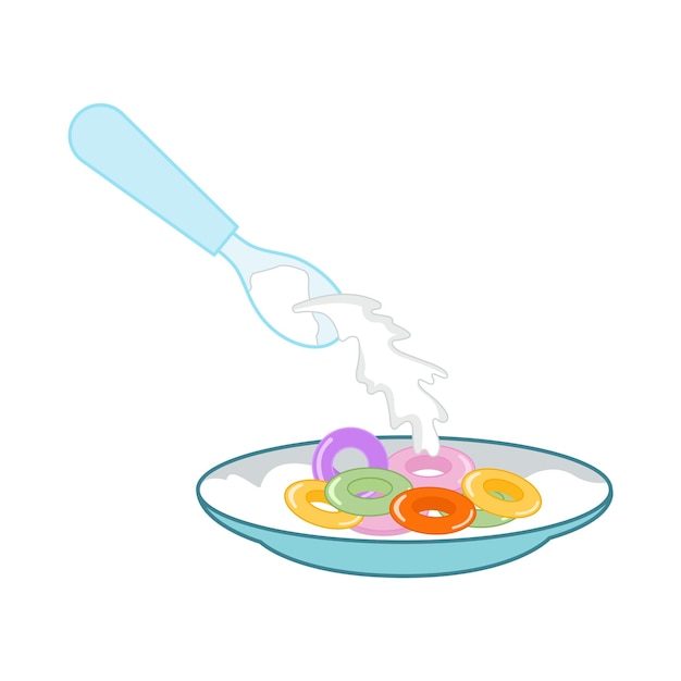 Illustration of cereal