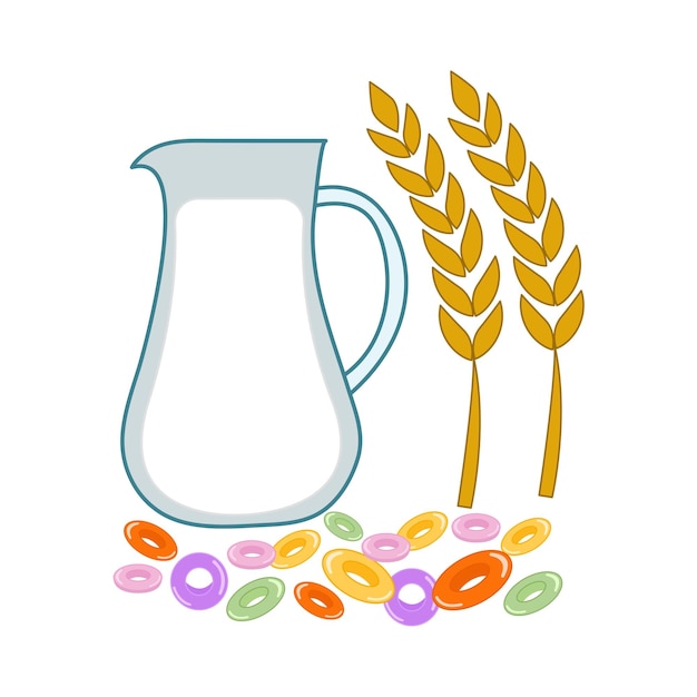 Illustration of cereal