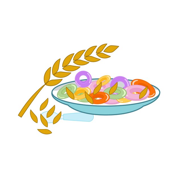 Illustration of cereal