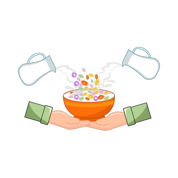 Illustration of cereal