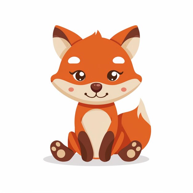 Vector illustration character vector cute animal cartoon happy set design baby graphic funny is