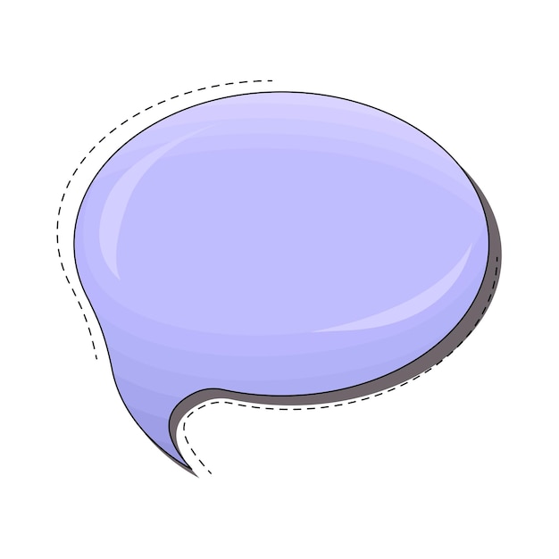 Illustration of chat bubble