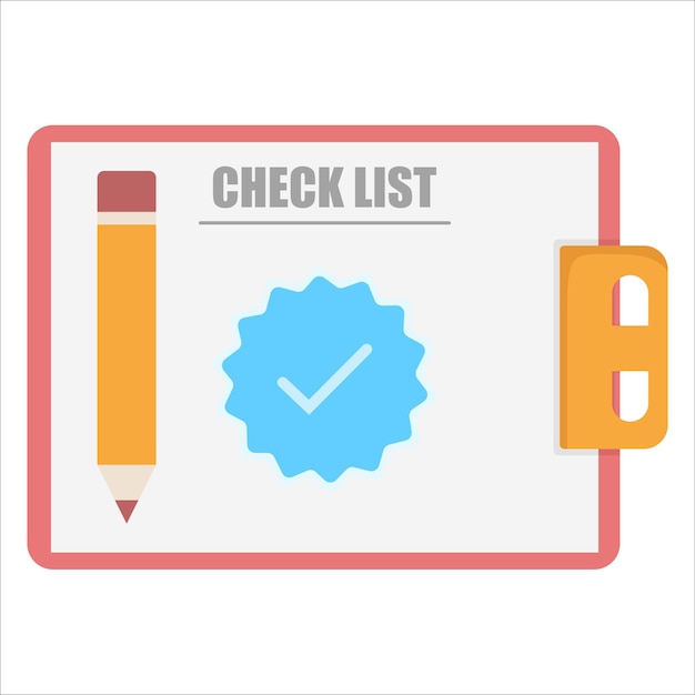 Vector illustration of check