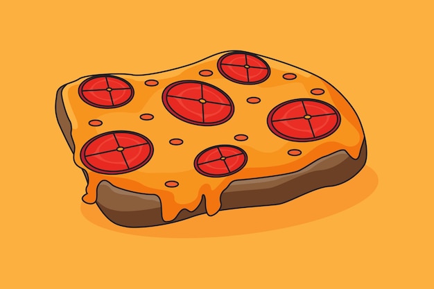 トースト ベクター デザインのチーズのイラスト