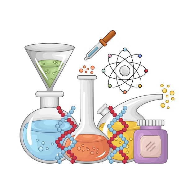 Vector illustration of chemistry