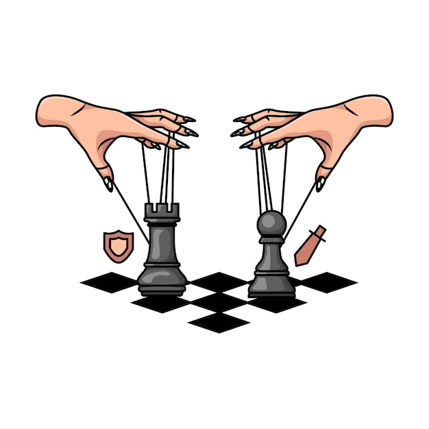 Vector illustration of chess