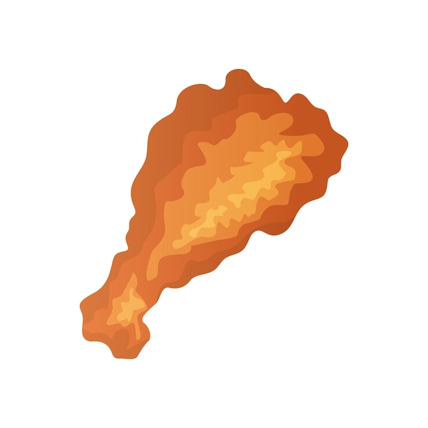 Vector illustration of a chicken wing