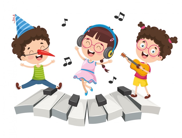 Illustrazione della musica per bambini