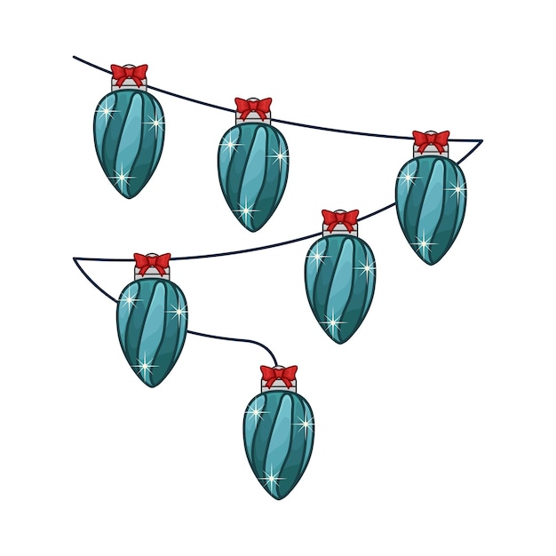 Vector illustration of christmas ball