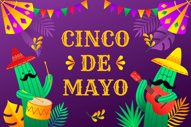 Illustrazione per la celebrazione del cinco de mayo