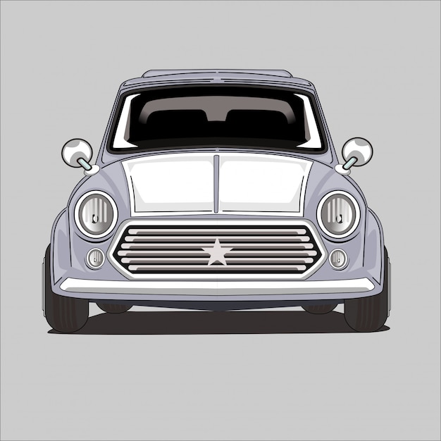 Vector illustration of a classic car