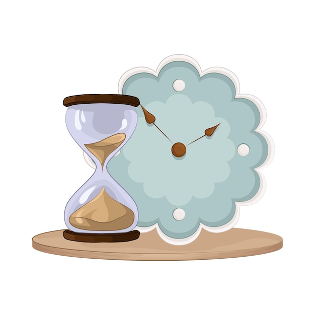 illustration of clock