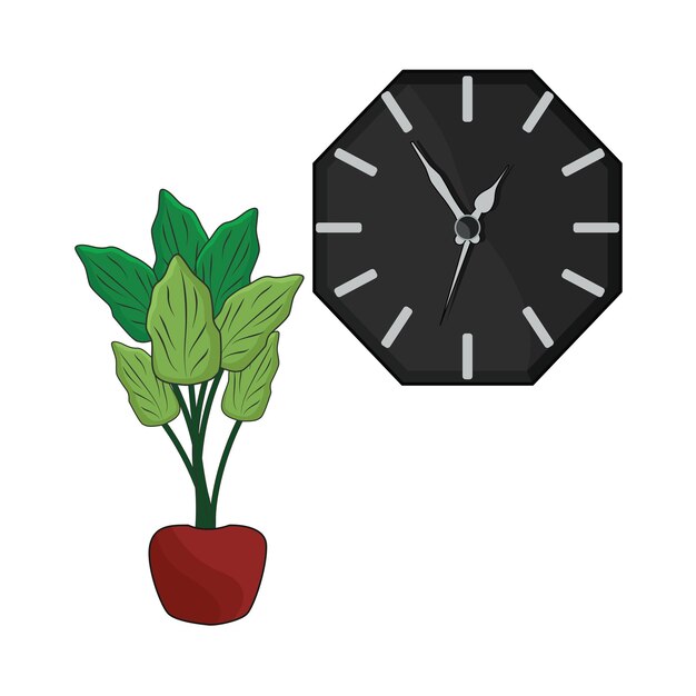 illustration of clock