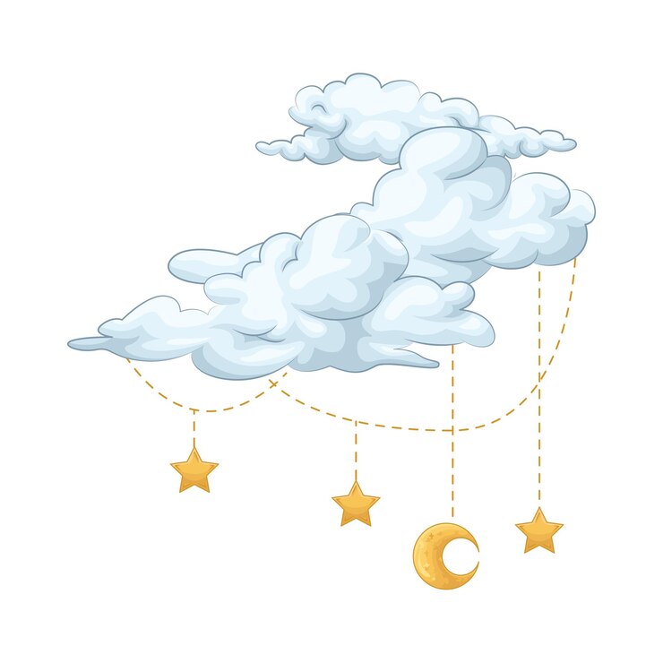 Vector illustration of cloud