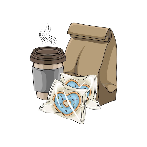 Иллюстрация кофе