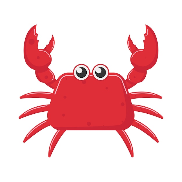 Vector illustration of crab