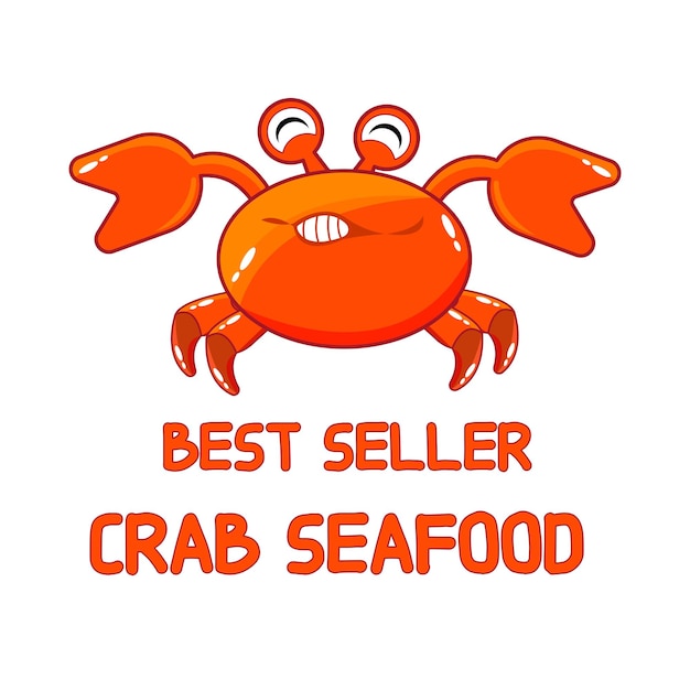 Vector illustration of crab