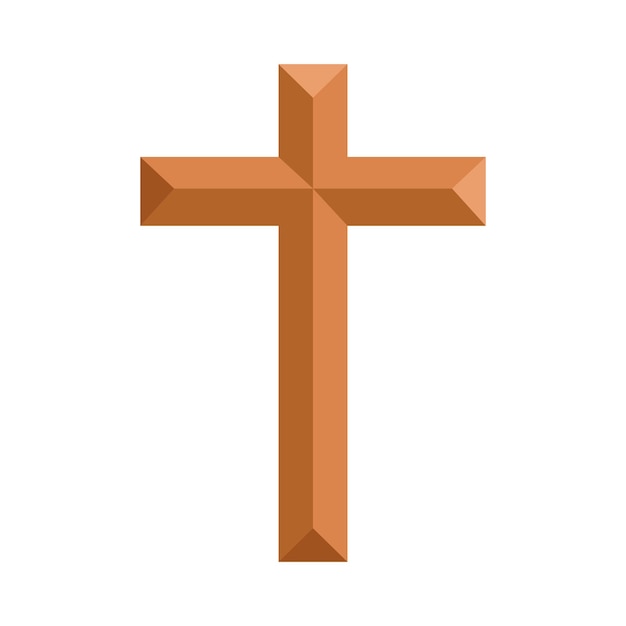 Vector illustration of cross