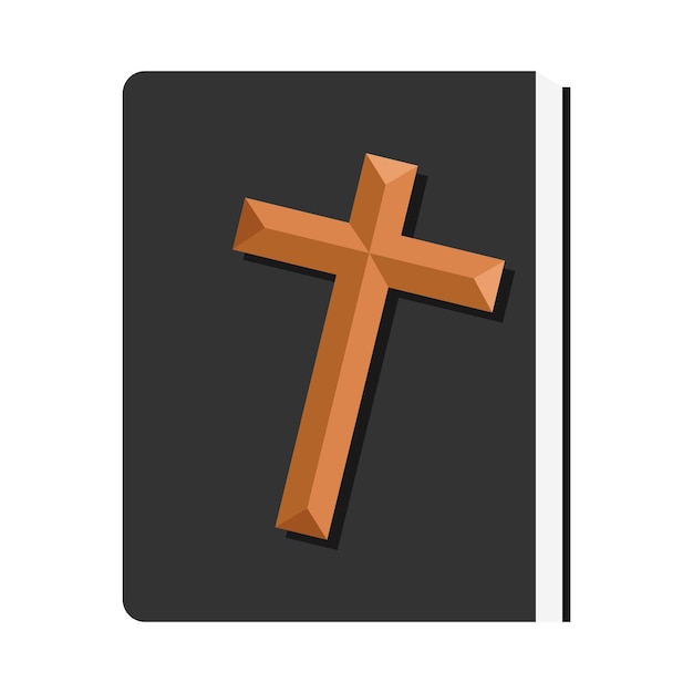 Vector illustration of cross