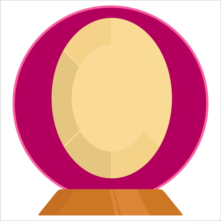 Vector illustration of crystal