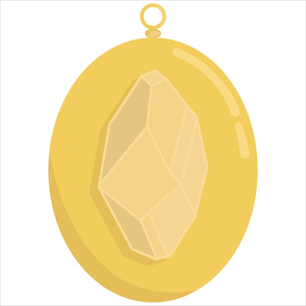 Vector illustration of crystal