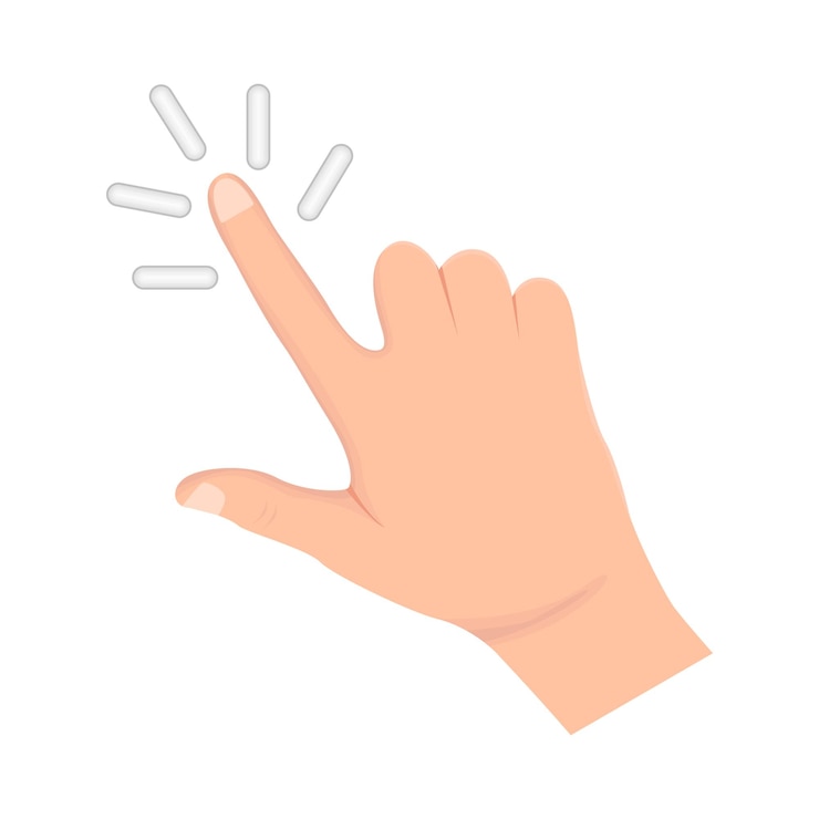 Vector illustration of cursor pack
