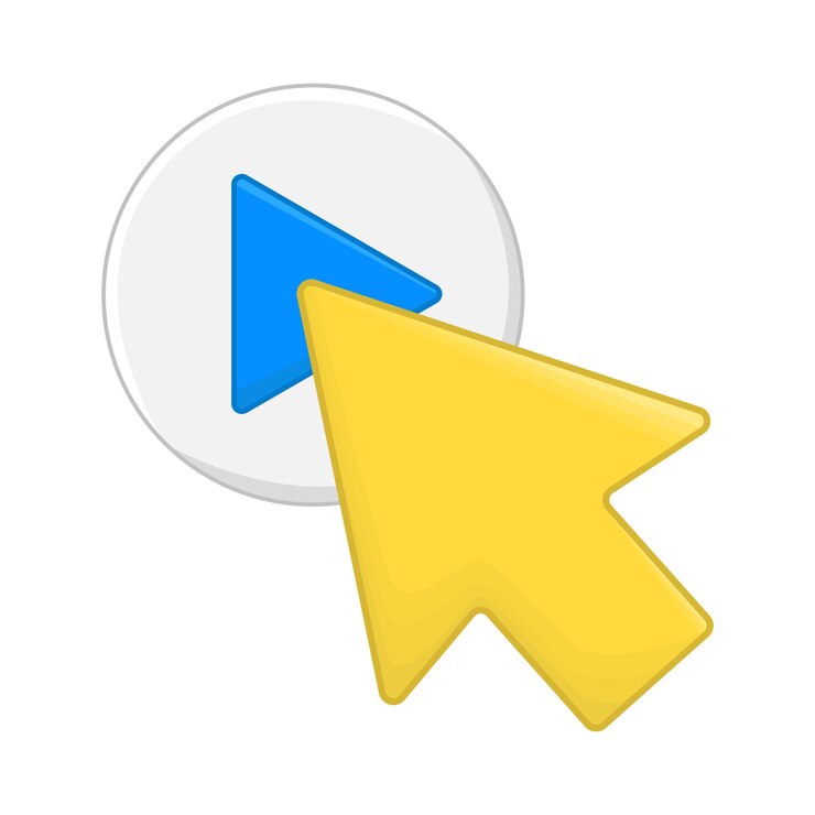 Vector illustration of cursor pack