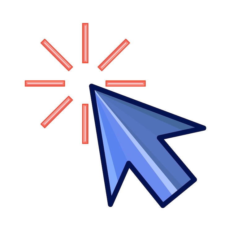 Vector illustration of cursor pack