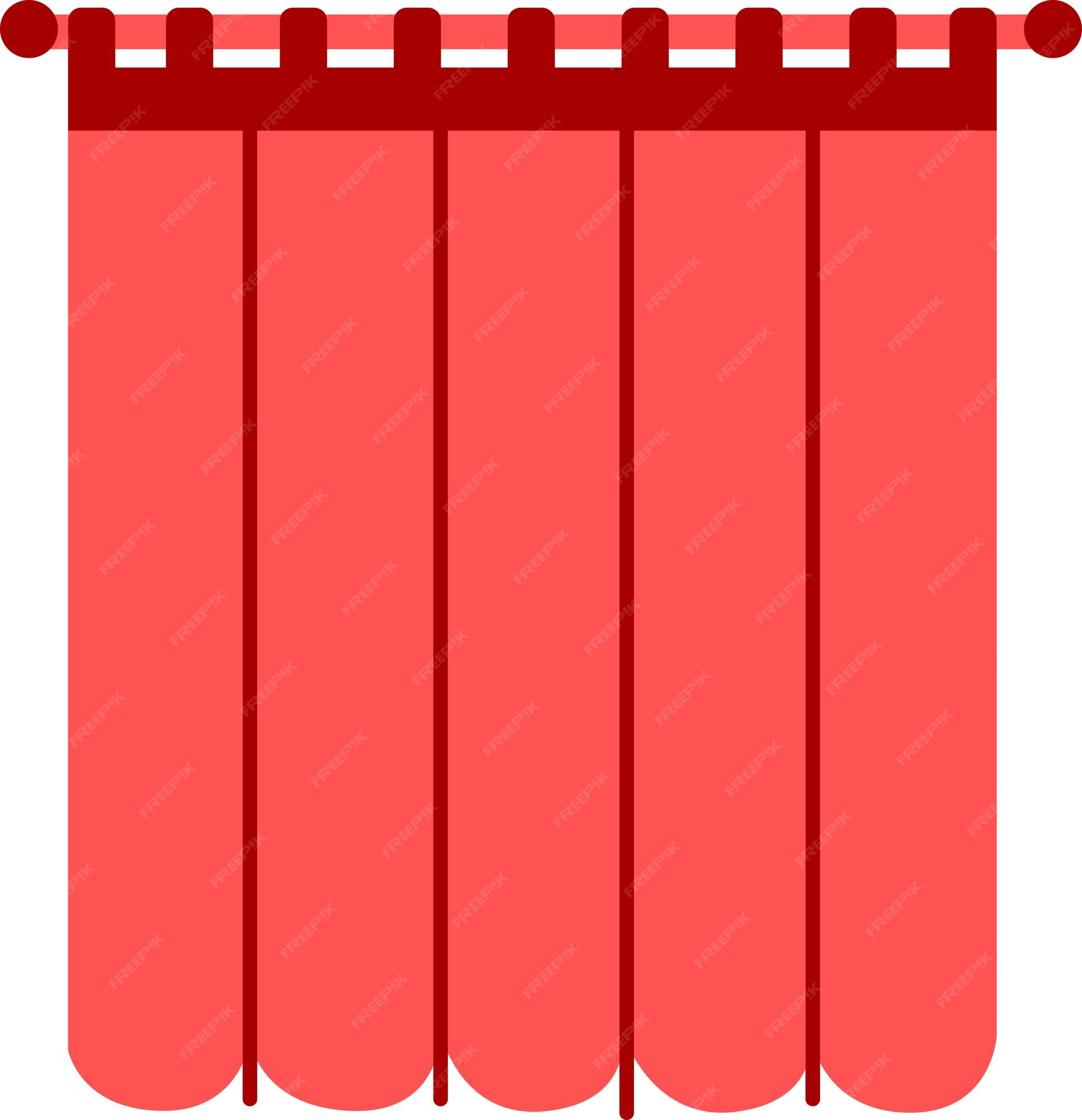 Premium Vector | Illustration of curtain