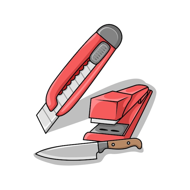 Vector illustration of cutter