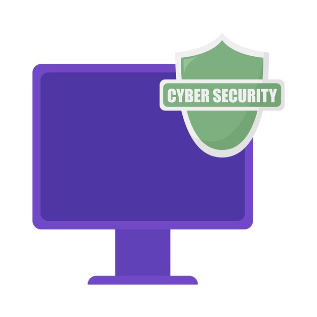 Illustration of cyber security