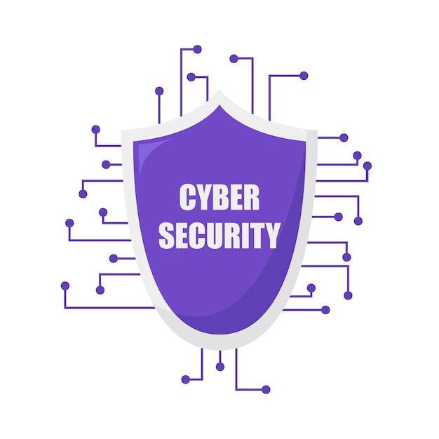 Illustration of cyber security