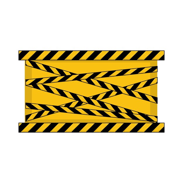 illustration of danger line